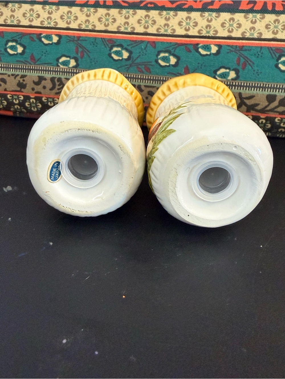 Vintage 1970s Merry Mushrooms Sears Salt and Pepper / Spice Shakers. - Picture 4 of 8